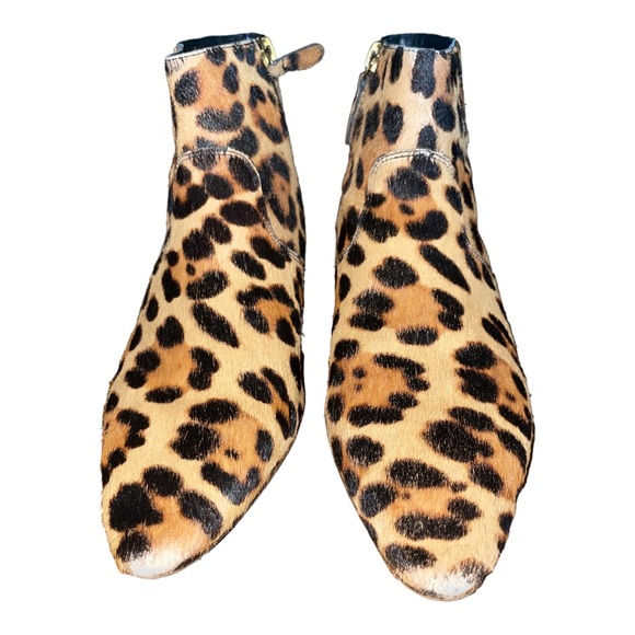 J Crew Factory Walker calf hair women’s ankle boots side zip size : 5 - Picture 8 of 12